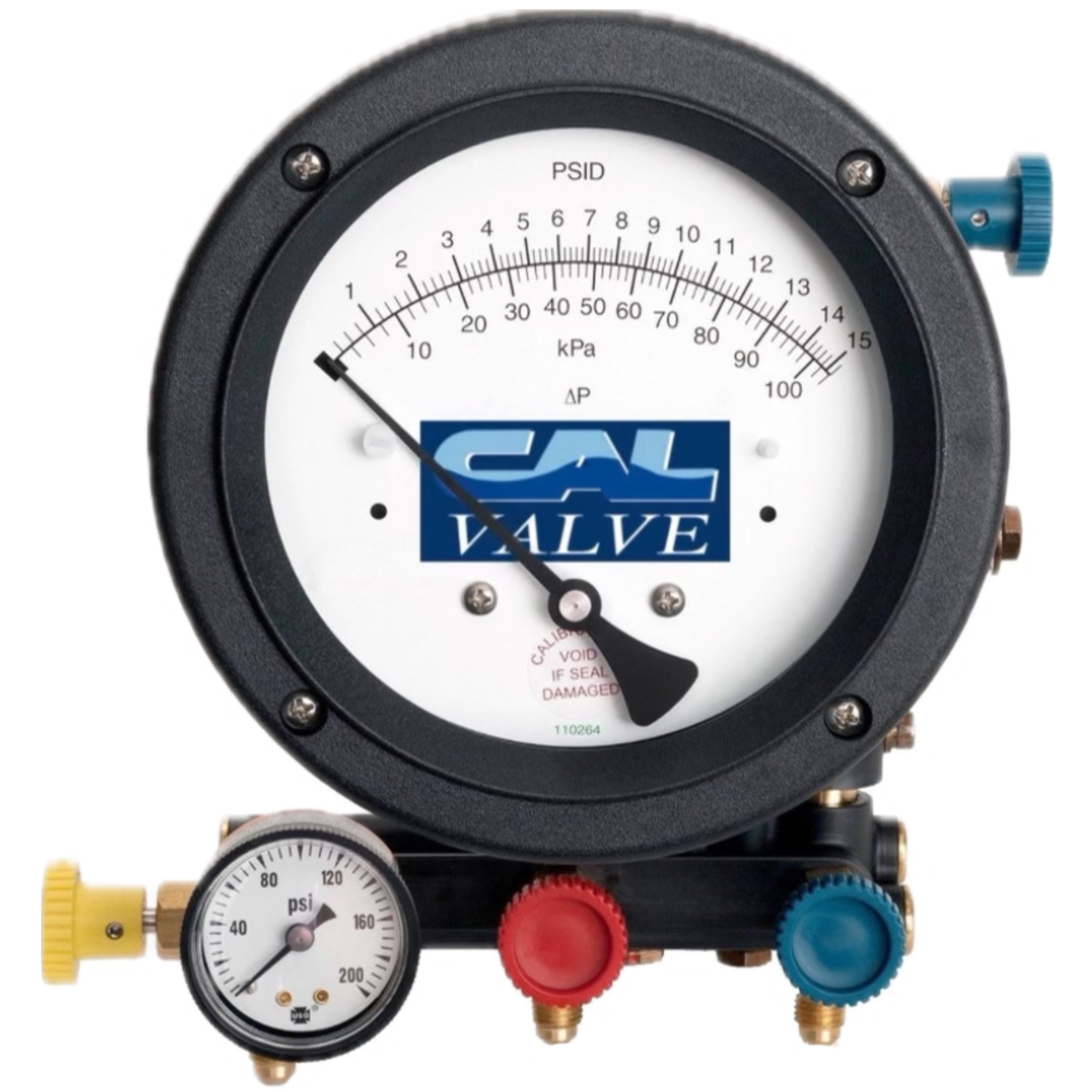 Cal Valve Mid-West 845-5-0048 Gauge